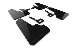 Ram 1500 Rebel Mud Flap - Rally Armor - UR Blk Flap/Dark Grey Logo - Black - `19-`25